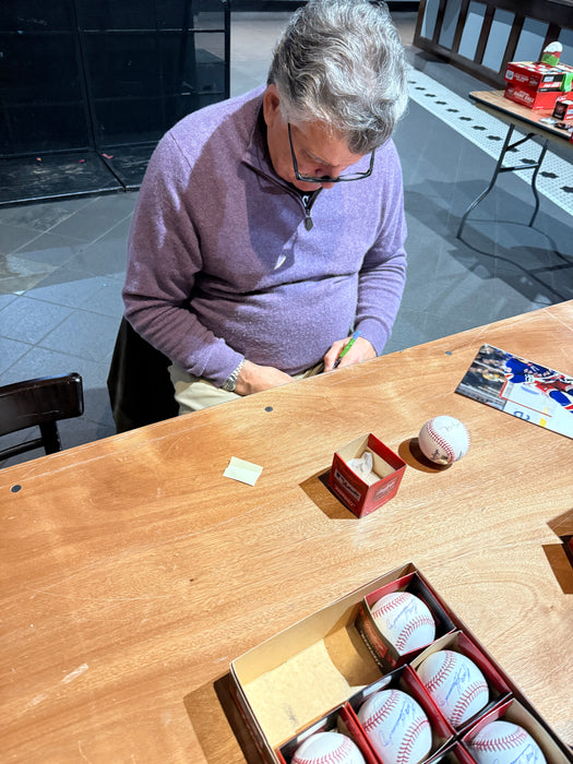 Keith Hernandez, Gary Cohen & Ron Darling Autographed OML Baseball w/ Multi Inscription (Beckett)
