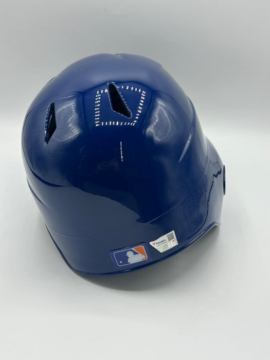 Francisco Lindor Autographed NY Mets Cool Flo AUTHENTIC Batting Helmet (Fanatics)