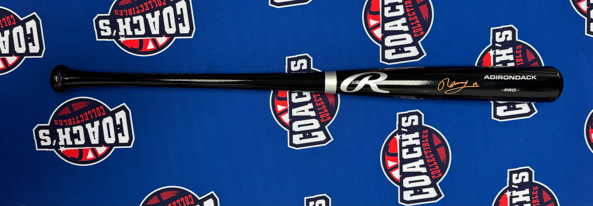 Ronny Mauricio Autographed Black Rawlings Pro Model Bat (JSA)