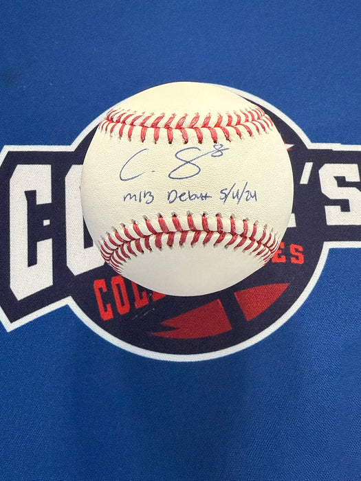 Christian Scott Autographed Official Major League Baseball w/ MLB Debut 5-4-24 (JSA)