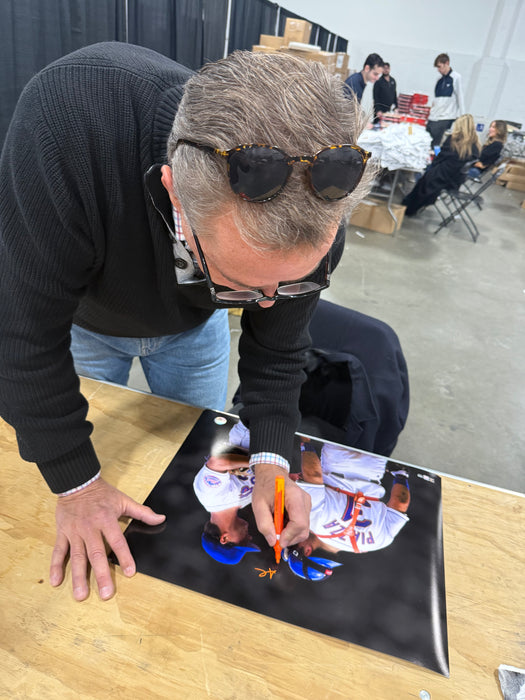 Mike Piazaa & Al Leiter DUAL Autographed 16x20 Photo (JSA/Fanatics)