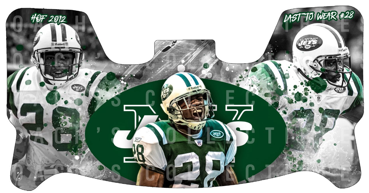 Curtis Martin Custom Visor for Any Full Size Riddell Helmet (Universal Fit)