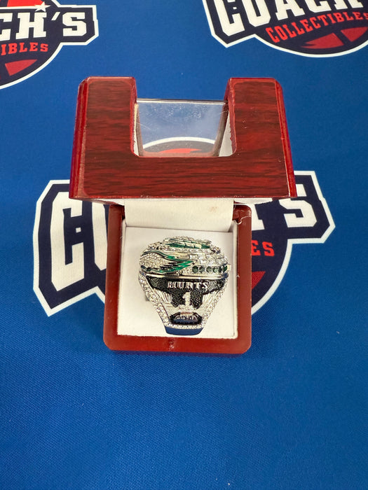 Philadelphia Eagles Replica Super Bowl LIX Ring with Display Box