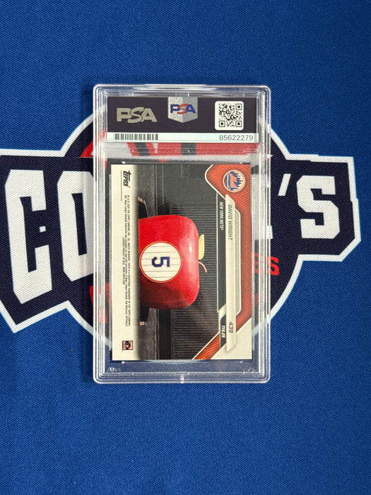 David Wright Autographed 2025 Topps Now #439 Slabbed Card Gem Mint 10 Auto (PSA)