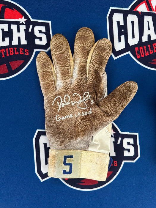 GAME USED David Wright Autographed PAIR of Nike Batting Gloves w/ Game Used Inscription (Beckett)
