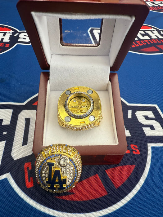 Los Angeles Dodgers 2025 Replica World Series Ring w/ Display Box (Yamamoto-MVP)