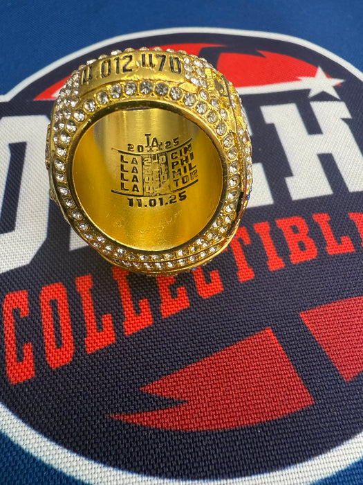 Los Angeles Dodgers 2025 Replica World Series Ring (Yamamoto-MVP)