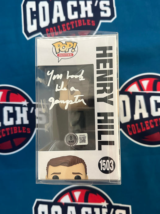 Chris Serrone Autographed Goodfellas Henry Hill Funko Pop #1503 with Inscription (Beckett)