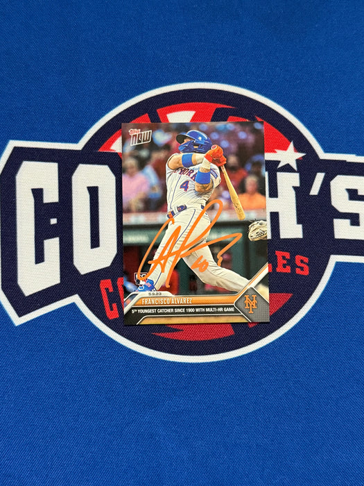Francisco Alvarez Autographed 2023 Topps NOW Rookie Card #260 (GTP)