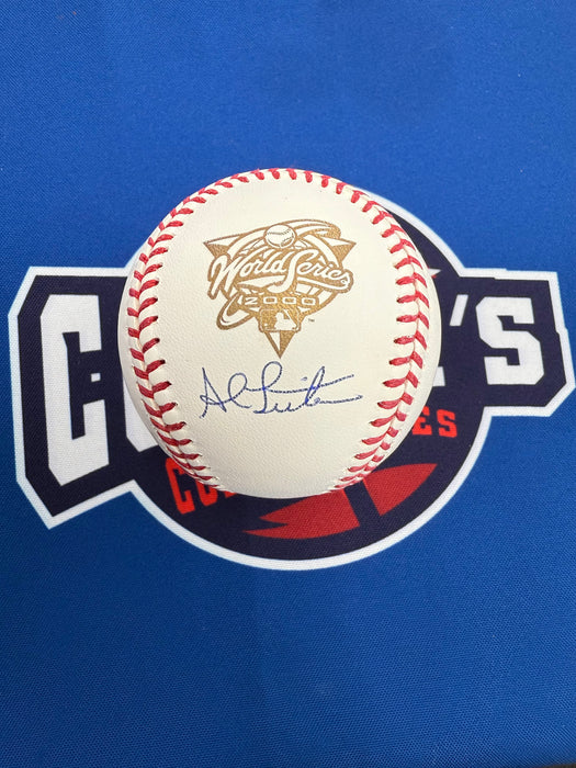 Al Leiter Autographed 2000 World Series Logo Baseball (JSA)