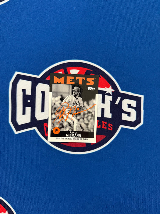 Randy Nieman Autographed 2021 Topps Once Upon a Time in Queens Special Set Card (GTP)