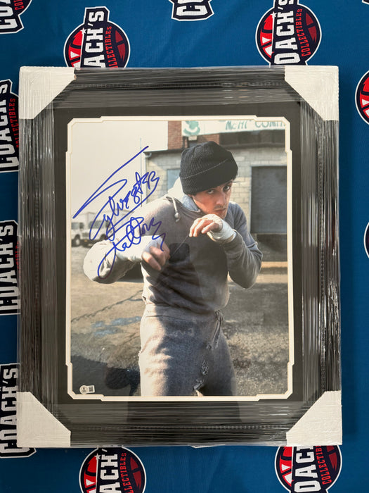 FRAMED Sylvester Stallone Autographed "Rocky" 16x20 Photo (Beckett)