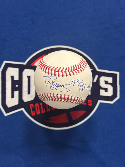 RARE Darryl Strawberry Autographed OML Baseball w/ #18 Retired Inscription (JSA)