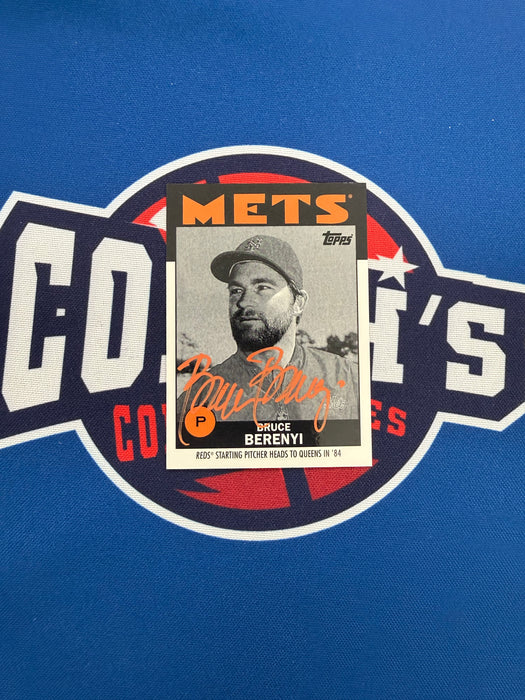 Bruce Berenyi Autographed 2021 Topps Once Upon a Time in Queens Special Set Card (GTP)