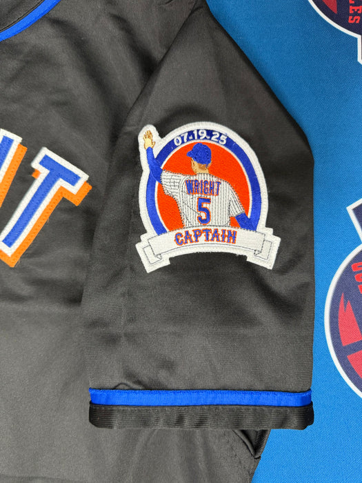 David Wright Autographed NY Mets CUSTOM Black Jersey (JSA)