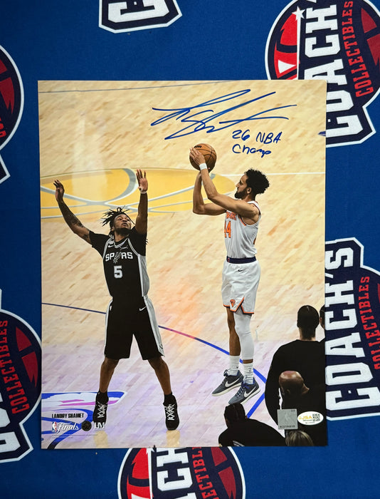 Landry Shamet Autographed 11x14 Photo w/ 26 NBA Champ (JSA)