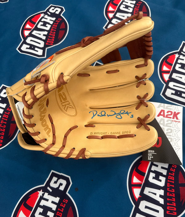 David Wright Autographed Full Size Wilson A2K Player Model Game Fielding Glove (JSA)