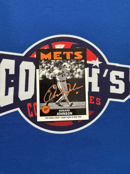 Howard “HoJo” Johnson Autographed 2021 Topps Once Upon a Time in Queens Special Set Card (GTP)