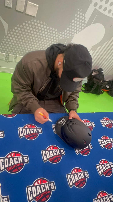 Jasson Dominguez Autographed Matte Finish NY Yankees Authentic Cool Flo Batting Helmet (Fanatics)