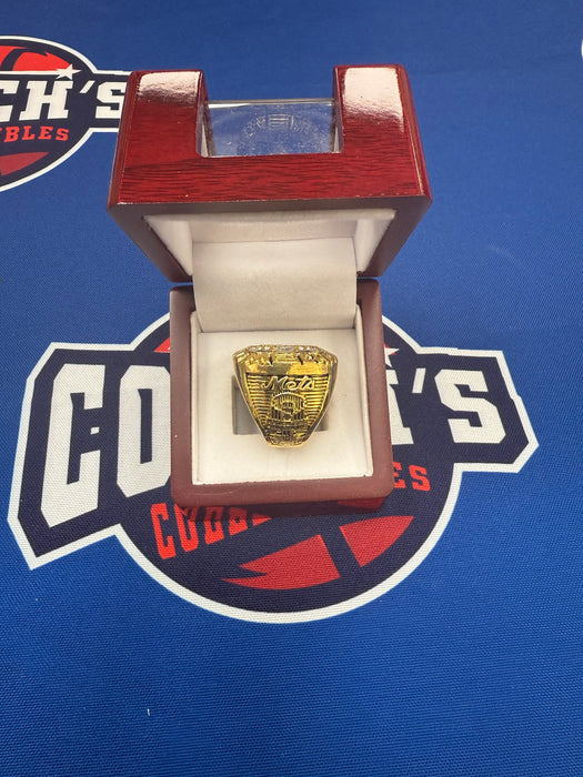 1986 New York Mets Ray Knight Replica World Series Ring w/ Display Box