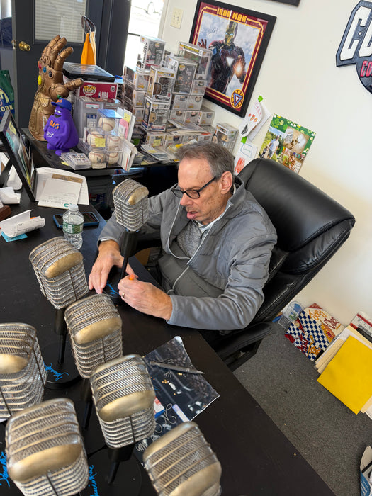 Howie Autographed 15” Vintage Mini Broadcaster Microphones w/ Put it in the Books (JSA)