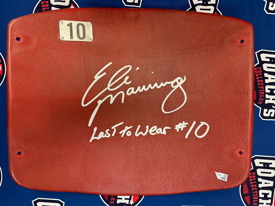 Eli Manning Autographed Meadowlands Stadium Authentic Red Seat Back w/ Last to Wear #10 (Fanatics)
