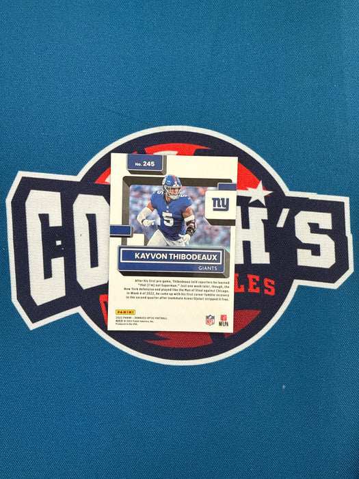 Kayvon Thibodeaux Autographed 2022 Panini Donruss Optic Rated Rookie Card (GTP)