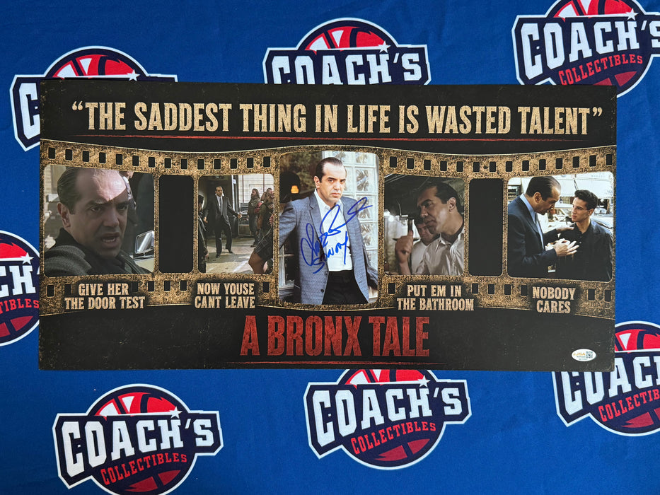 Chazz Palminteri Autographed 24x12 A Bronx Tale Film Strip Panoramic Photo w/ Sonny (JSA)