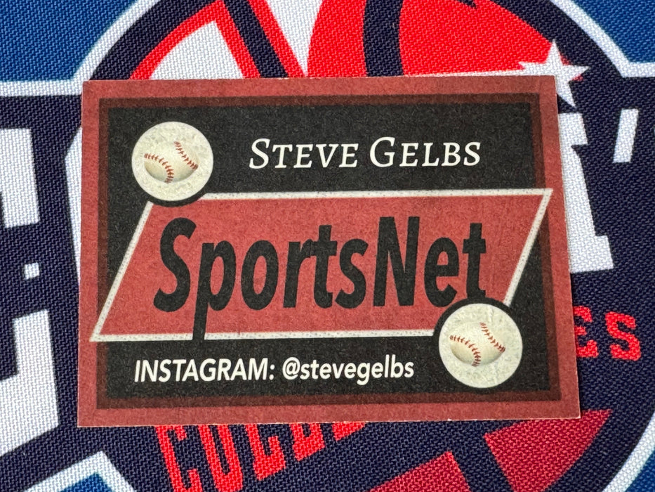Steve Gelbs Autographed Custom Simpsons SNY Trading Card (GTP)