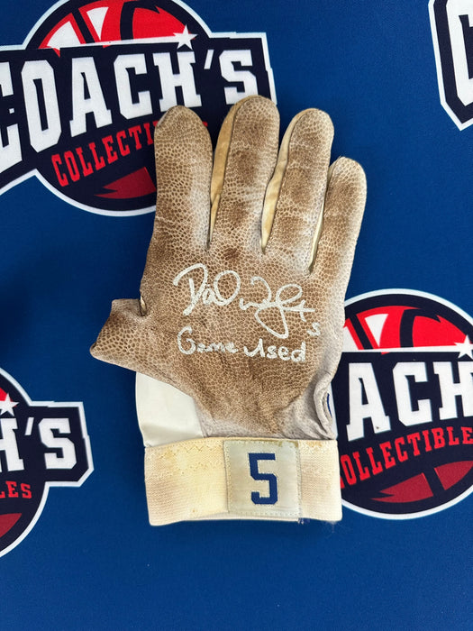 GAME USED David Wright Autographed PAIR of Nike Batting Gloves w/ Game Used Inscription (Beckett)
