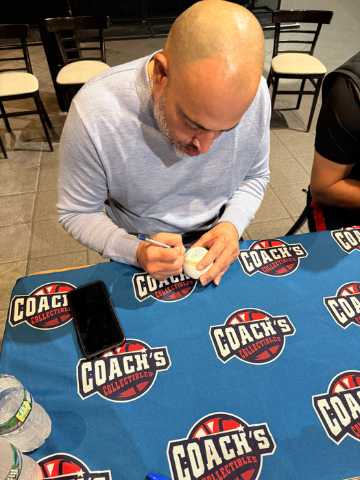 Rey Ordonez Autographed Gold Glove Baseball w/ 3x Gold Glove Inscription (JSA)