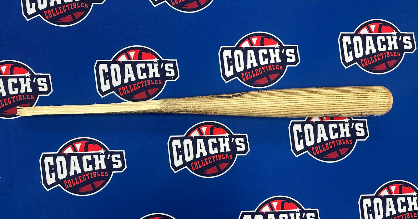 David Wright Autographed GAME USED & BROKEN Bat from 2012 Season w/ Inscr (MLB/Beckett)