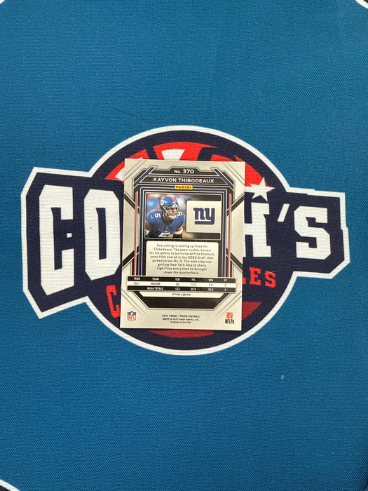 Kayvon Thibodeaux Autographed 2022 Panini Prizm RWB Parallel #370 RC (GTP)