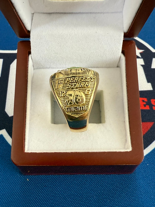 Miami Hurricanes 2001 Replica College Football National Championship Ring w/ Display Box