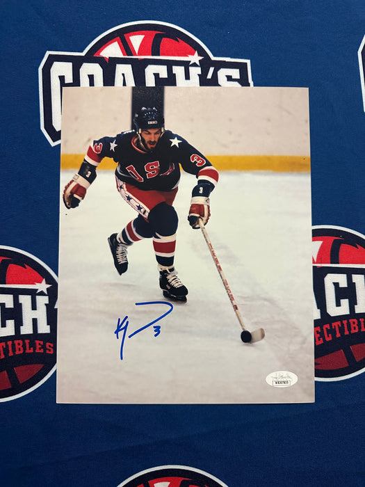 Ken Morrow Autographed 8x10 USA Hockey Photo (JSA)