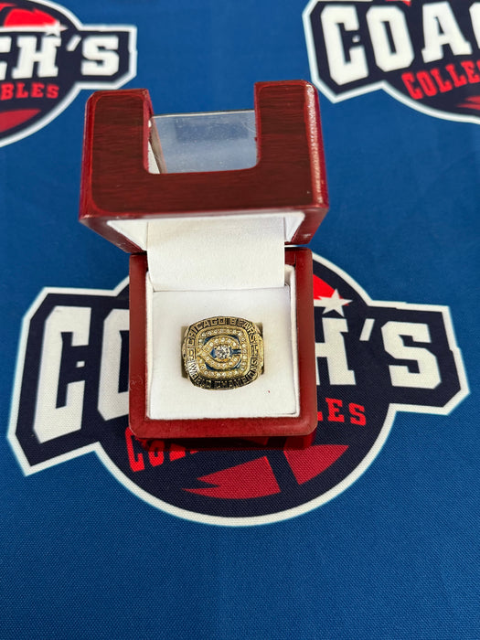 Chicago Bears Replica Super Bowl XX Ring with Display Box