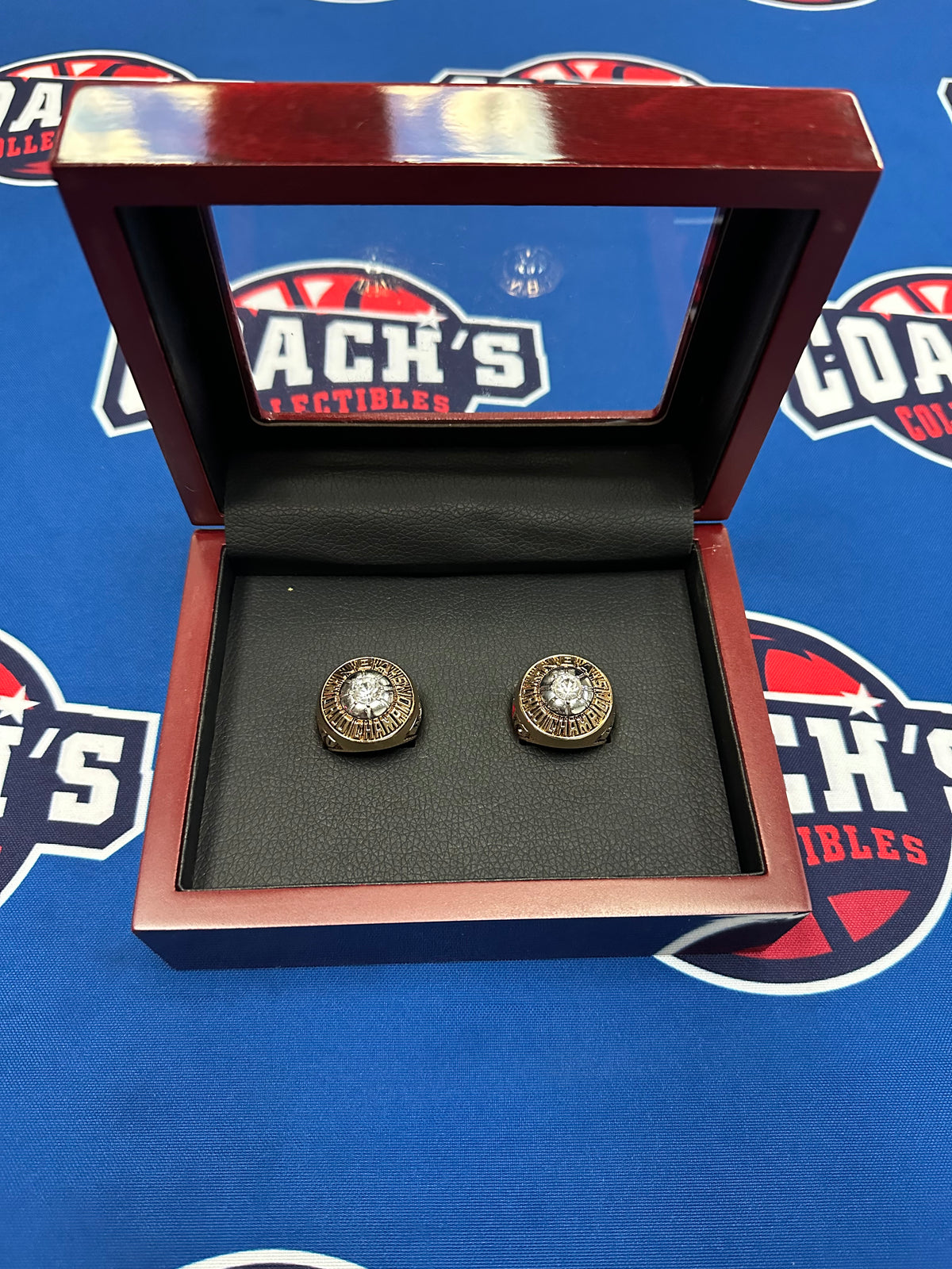 Nba Rings Case New York Knicks 2pc Replica NBA Championship Ring Set w/ Display Box ...