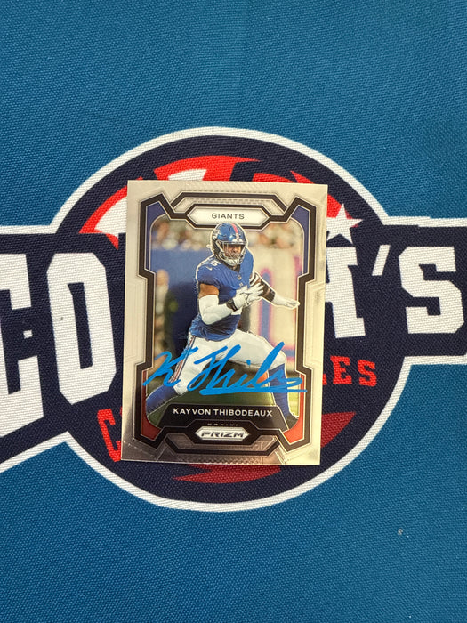 Kayvon Thibodeaux Autographed 2023 Panini Prizm #224 Card (GTP)