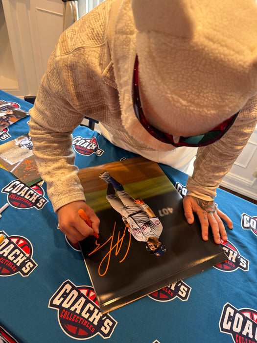 Francisco Alvarez Autographed 11x14 HR Celebration Photo (JSA)