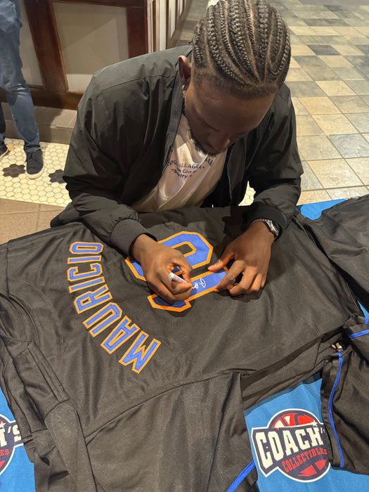 Ronny Mauricio Autographed CUSTOM NY Mets 2025 Style Black Jersey (JSA)