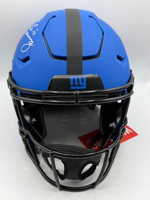 Eli Manning Autographed NY Giants Rave Speed Flex (Fanatics)