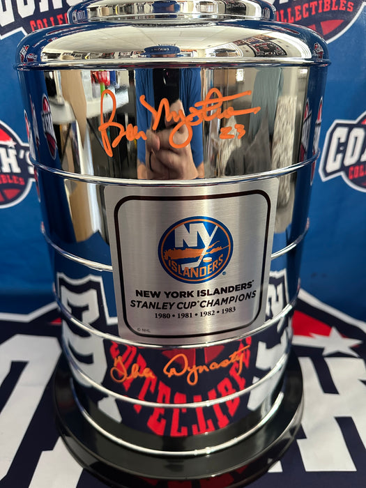 Bobby Nystrom Autographed 25” Full Size NY Islanders Replica Stanley Cup w/ Inscription (JSA)