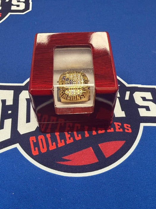 1994 Mark Messier New York Rangers Replica Stanley Cup Ring w/ Display Box