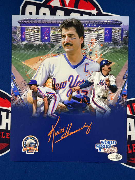 Keith Hernandez Autographed 8x10 Custom Edit Collage Photo (JSA)