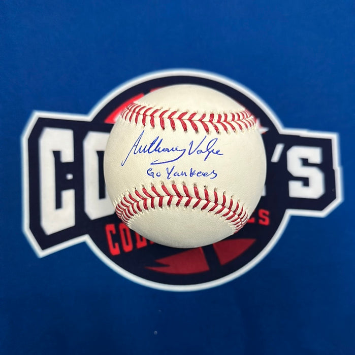 Anthony Volpe Autographed OMLB w/ Go Yankees Inscription (Fanatics/MLB)
