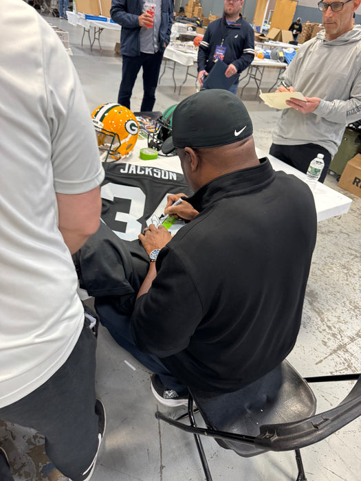 Bo Jackson Autographed CUSTOM Oakland Raiders Jersey (Beckett)