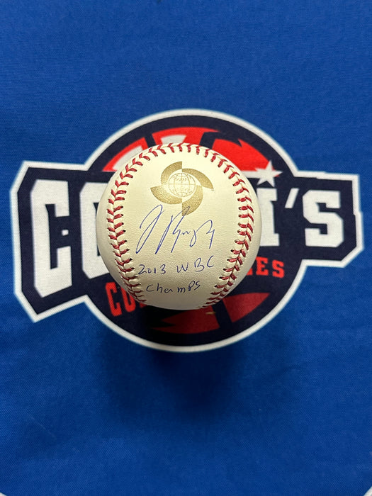 Jose Reyes Autographed 2013 World Baseball Classic Baseball w/ Inscr (Beckett)