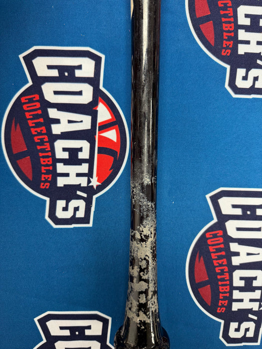 Ronny Mauricio Autographed GAME USED Bat from 2025 Season w/ Inscr (JSA)