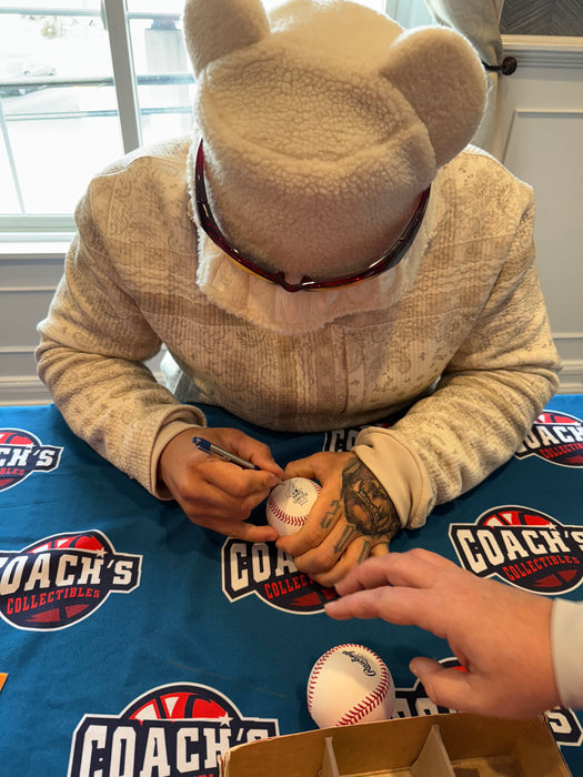 Francisco Alvarez Autographed 2022 Futures Game OML Baseball (JSA)