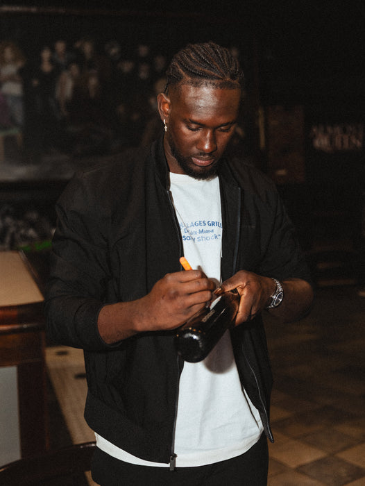 Ronny Mauricio Autographed Black Rawlings Pro Model Bat (JSA)